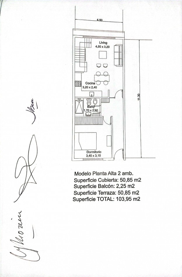 Venta Depto 2 ambientes c/terraza en Pilar